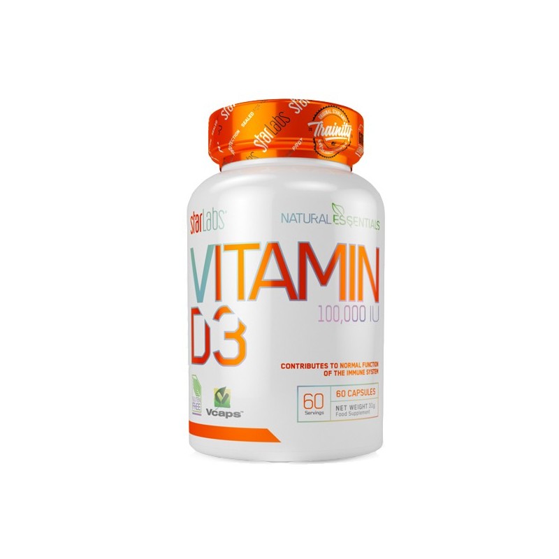 Vitamin D3 60 Cápsulas - StarLabs