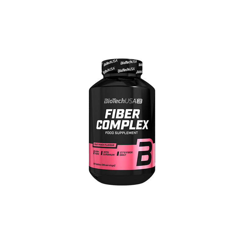 Fiber Complex 120 Tabletas Masticable - Biotech Usa