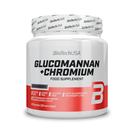 Glucomannan + Chromium 225g - Biotech Usa