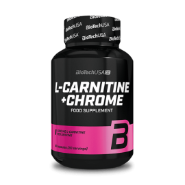 L - Carnitine + Chrome 60 Cápsulas - Biotech Usa