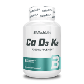 Ca D3 K2 90 Cápsulas - Biotech Usa