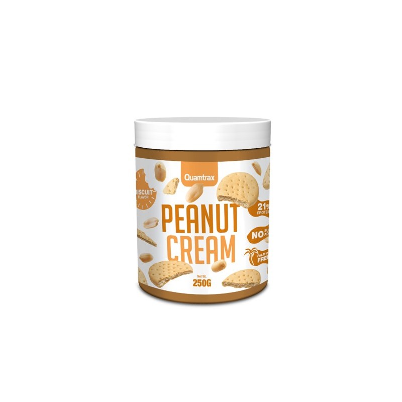 Cream Peanut & Biscuit 250gr - Quamtrax