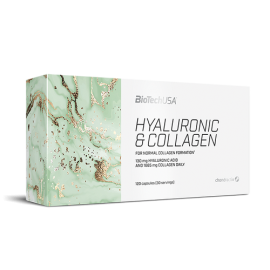 Hyaluronic and Collagen 120 Cápsula - Biotech Usa