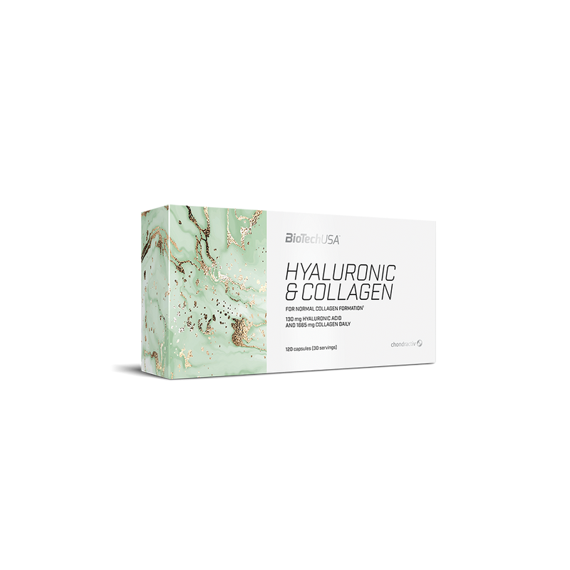 Hyaluronic and Collagen 120 Cápsula - Biotech Usa