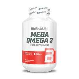 Mega Omega 3 180 Cápsulas Gelatina - Biotech Usa