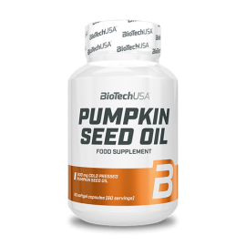 Pumpkin Seed Oil 60 Cápsulas - Biotech Usa