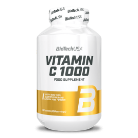 Vitamin C 1000 100 Tabletas - Biotech Usa