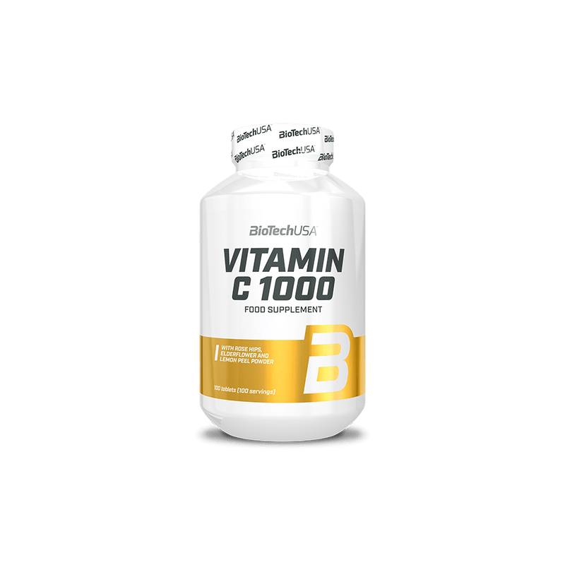 Vitamin C 1000 100 Tabletas - Biotech Usa