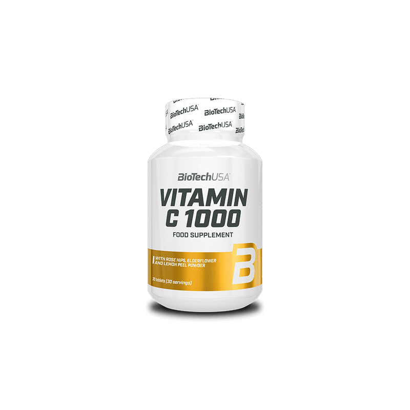 Vitamin C 1000 30 Tabletas - Biotech Usa