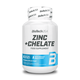 Zinc + Chelate 60 Tabletas...