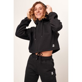 LEAGUE Sudadera Recortada para Mujeres - Biotech Usa