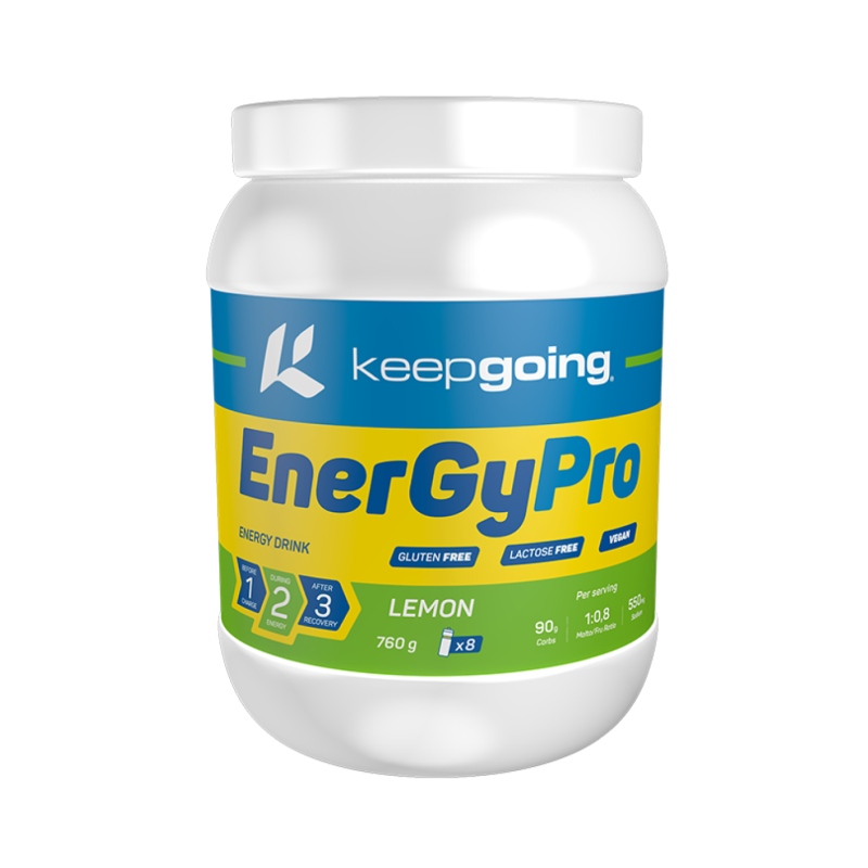 Vegan EnergyPro Drink 760gr - Keepgoing