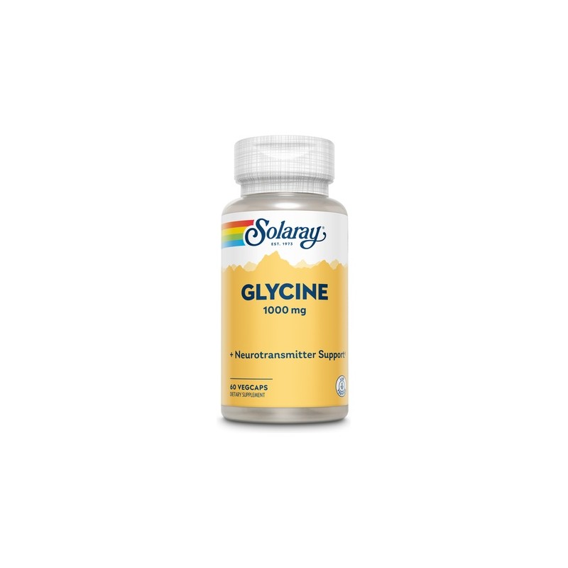 Glycine 1000 Mg - 60 Cápsulas - Solaray