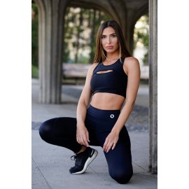 Total Black Malla Deportiva Talle Medio - Sasha Active Wear