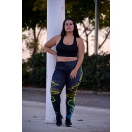 Electra Malla Deportiva Talle Medio - Sasha Active Wear