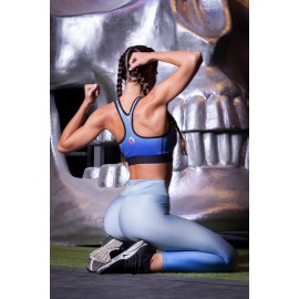 Lady In Blue Malla Deportiva Talle Medio  - Sasha Active Wear