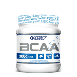 BCAA 300 Mega Cápsulas de 1gr - Scientiffic Nutrition