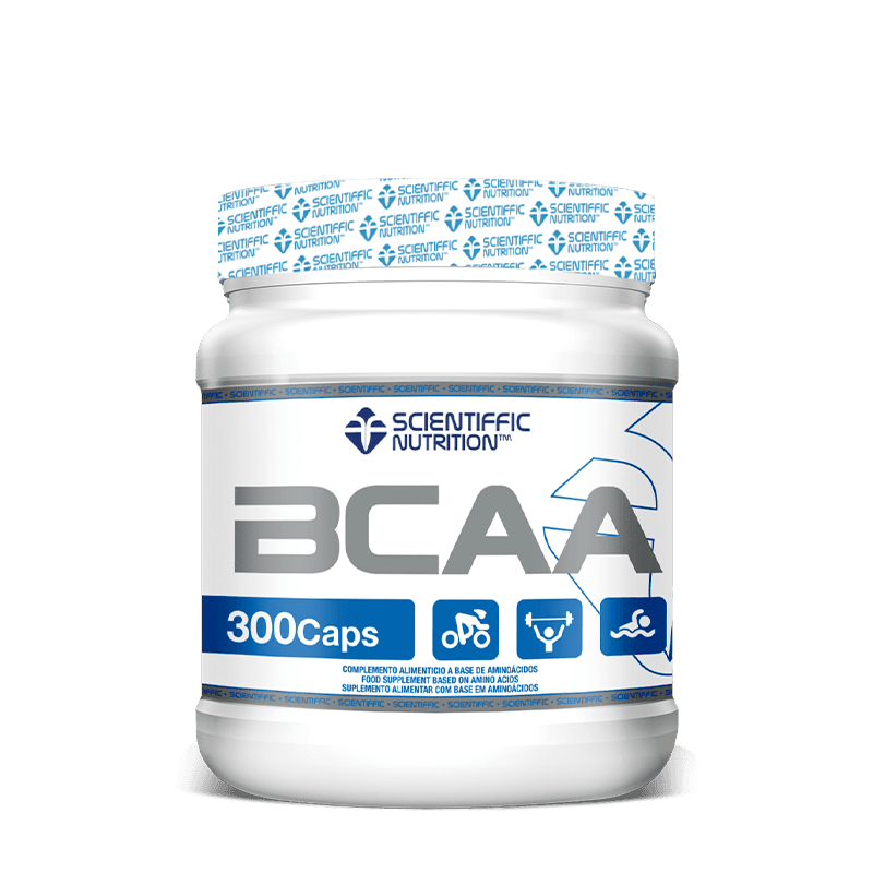 BCAA 300 Mega Cápsulas de 1gr - Scientiffic Nutrition