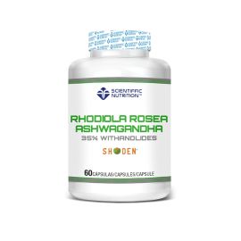 RHODIOLA ROSEA + ASHWAGANDHA 60 Cápsulas - Scientiffic Nutrition