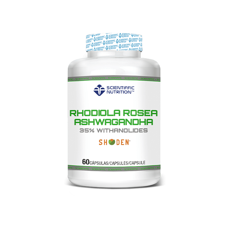 RHODIOLA ROSEA + ASHWAGANDHA 60 Cápsulas - Scientiffic Nutrition