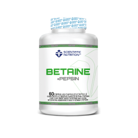 BETAINE + PEPSIN 60 Cápsulas - Scientiffic Nutrition