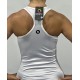 Love Fitness Blanca Camiseta Nadadora - Sasha Active Wear