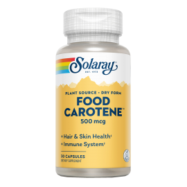 Food Carotene 500mcg 30 Cápsulas - Solaray