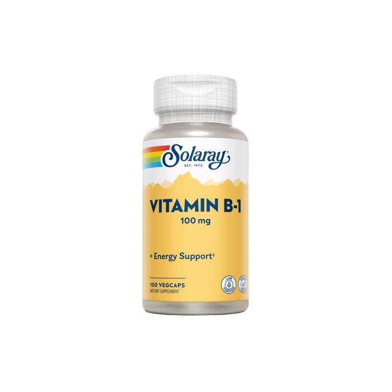 Vitamin B1100mg 100 Cápsulas - Solaray