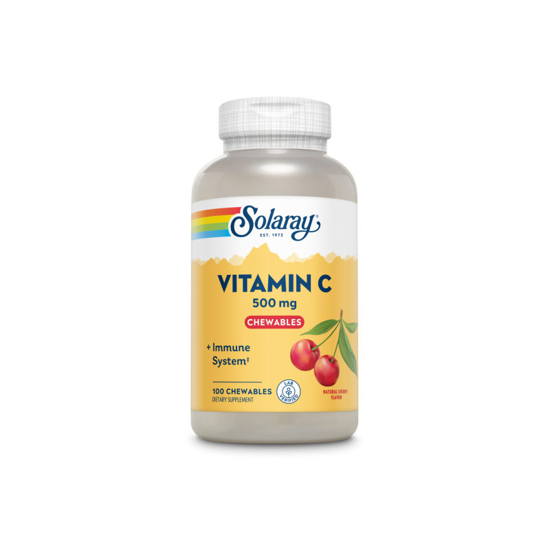 Vitamina C 500 mg 100 Cápsulas - Solaray