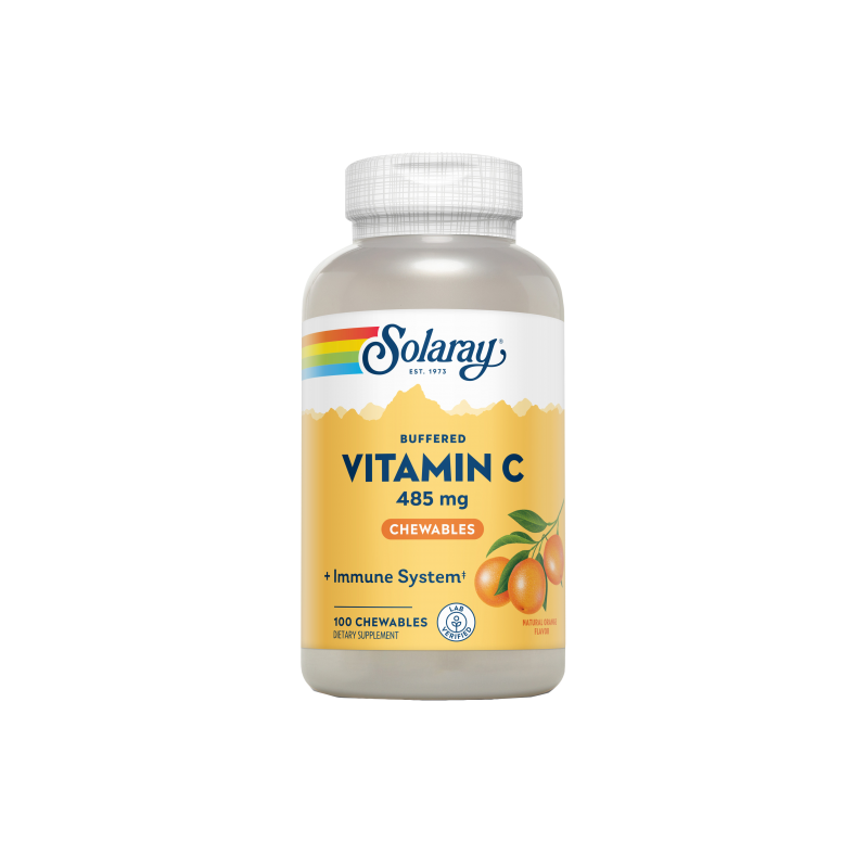 Vitamina C 485mg 100 Cápsulas - Solaray