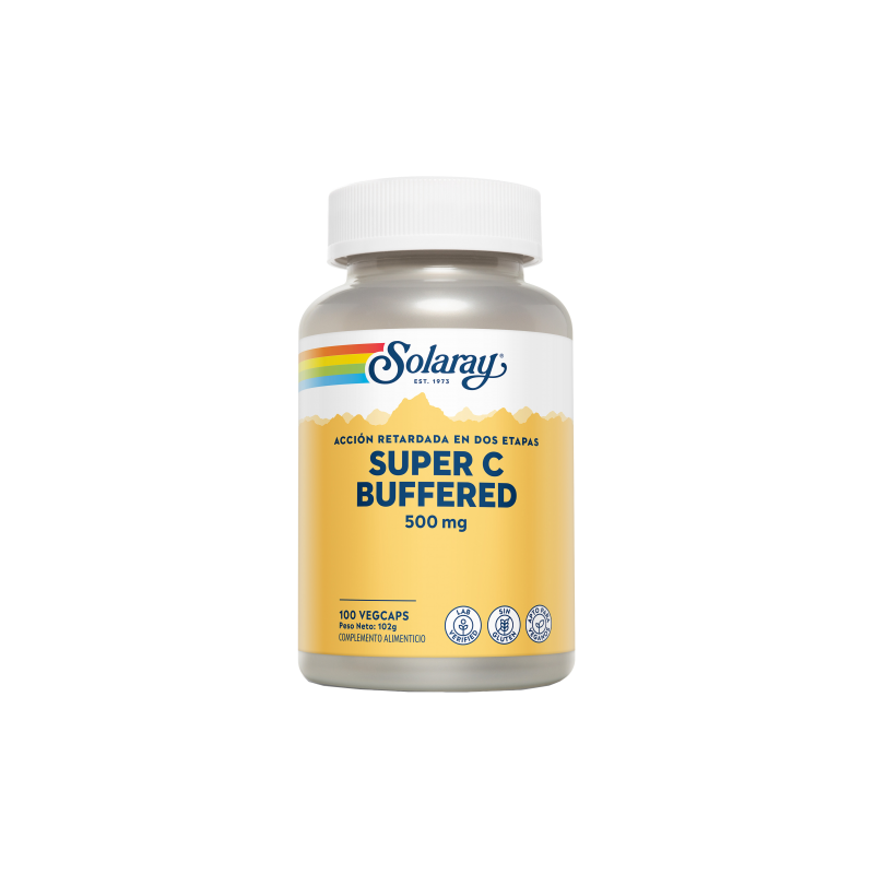 Super Vitamin C A/R 500mg 100 Cápsulas - Solaray