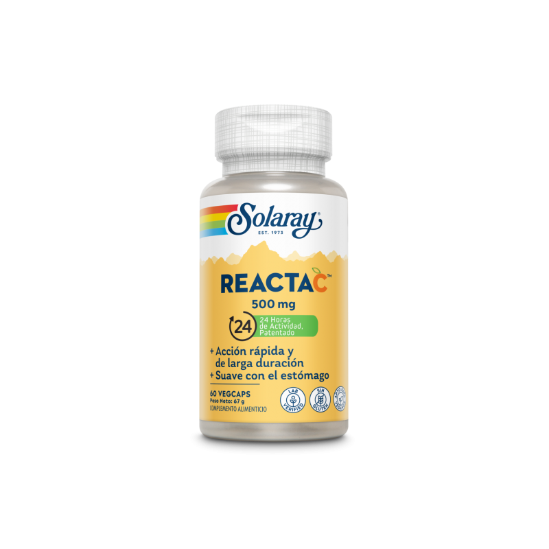 Reacta C™ 500mg 60 VegCaps - Solaray