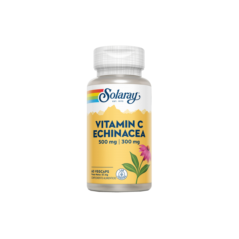 Vitamin C Echinacea 60 VegCaps - Solaray