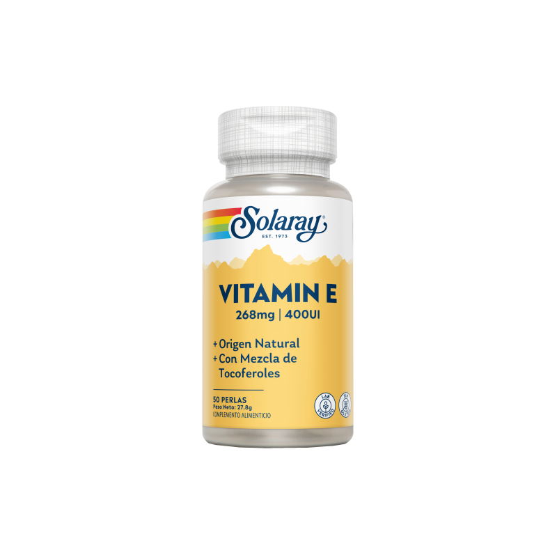 Vitamina E 400 UI 50 Perlas - Solaray