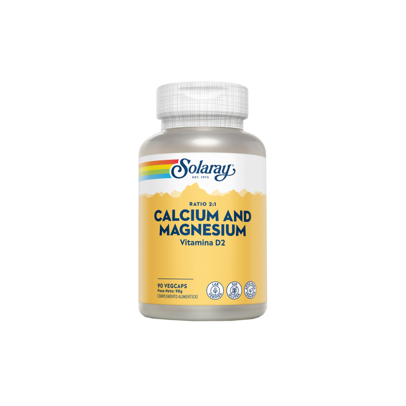 Calcium Magnesium 90 VegCaps - Solaray