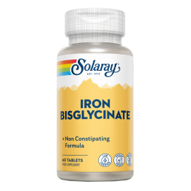 Iron Bisglycinate 60 Comprimidos - Solaray