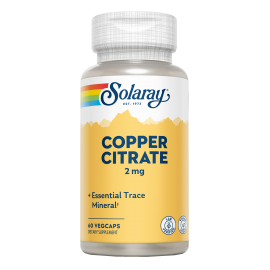 Copper Citrate 60 VegCaps - Solaray