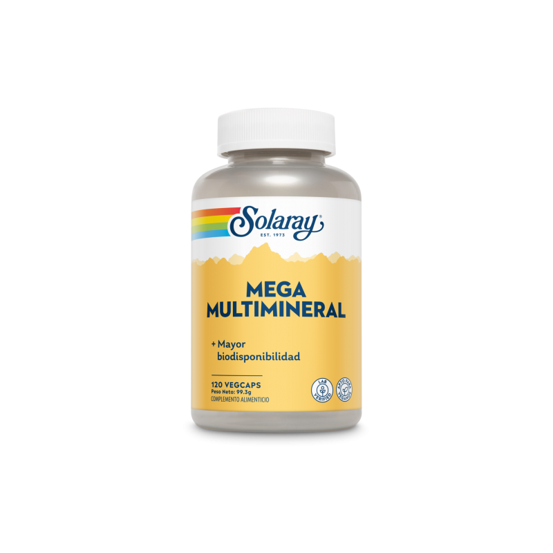 Mega Multi Mineral 120 VegCaps - Solaray