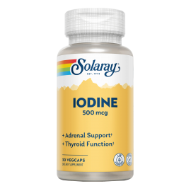 Iodine 500mcg 30 VegCaps - Solaray