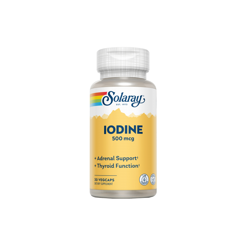 Iodine 500mcg 30 VegCaps - Solaray