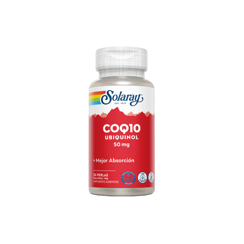 Ubiquinol (kaneka®) CoQ10 - 50mg 30 Perlas - Solaray