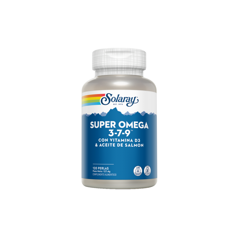 Super Omega 3.7.9 - 120 Perlas - Solaray