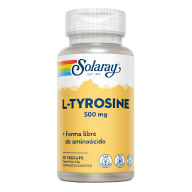 L-Tyrosina 500mg 50 VegCaps - Solaray