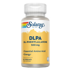 DLPA DL-Phenylalanine 500mg 60 VegCaps - Solaray