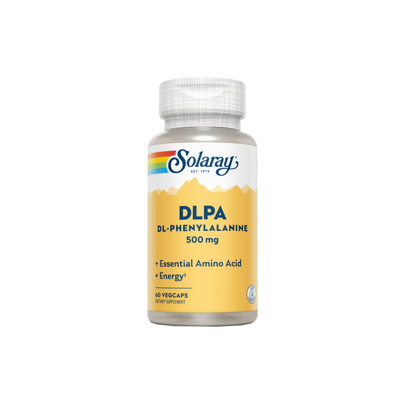 DLPA DL-Phenylalanine 500mg 60 VegCaps - Solaray