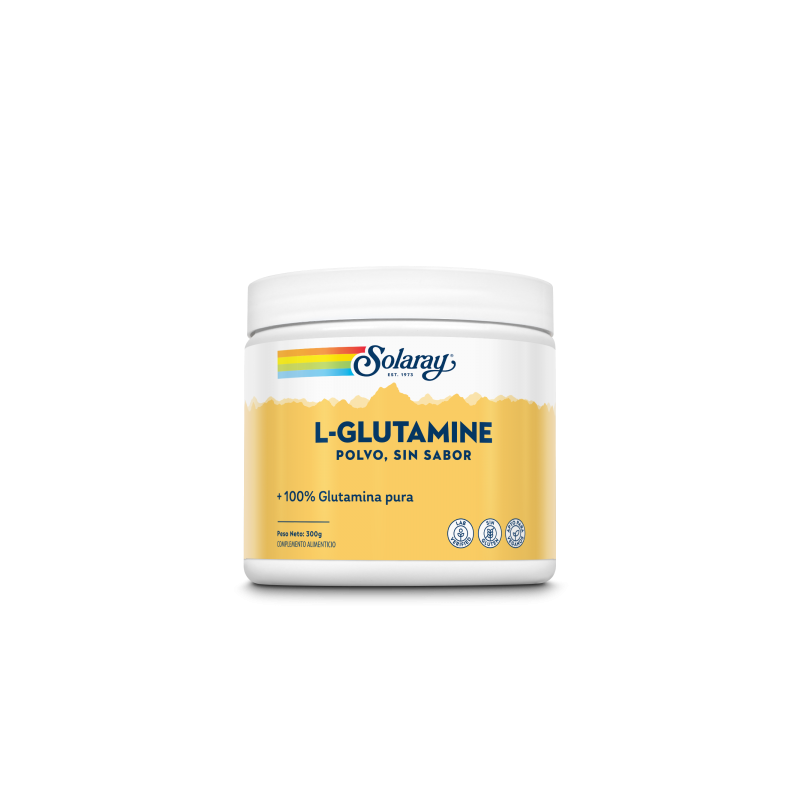 L Glutamina polvo 300g - Solaray