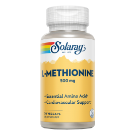 L-Methionine 500mg 30 VegCaps - Solaray