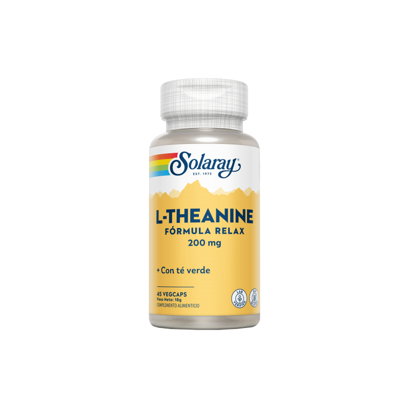 L-Theanine 200mg 45 VegCaps - Solaray