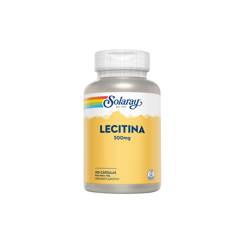 Lecitina 500mg 100 Cápsulas - Solaray