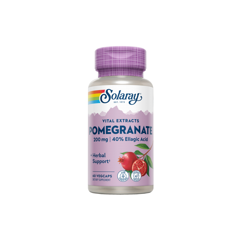 Pomegranate 200mg 60 VegCaps - Solaray